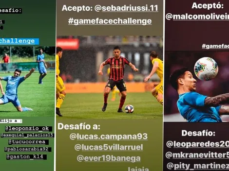 Unos capos: Driussi, Kranevitter y el Pity Martínez se sumaron a un nuevo challenge en Instagram
