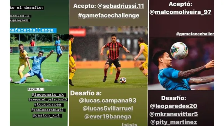 Unos capos: Driussi, Kranevitter y el Pity Martínez se sumaron a un nuevo challenge en Instagram