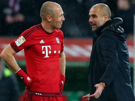 Robben no dudó y eligió a Guardiola como el mejor entrenador de su carrera
