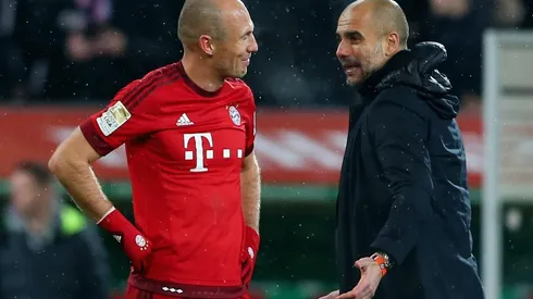Robben no dudó y eligió a Guardiola como el mejor entrenador de su carrera