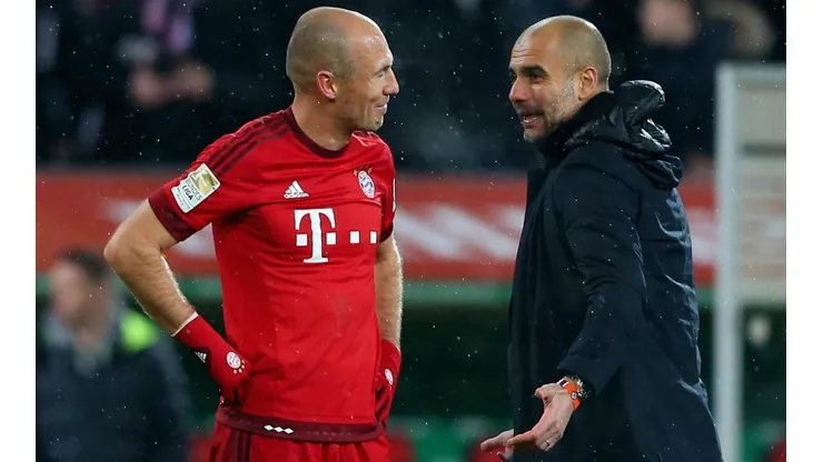 Robben no dudó y eligió a Guardiola como el mejor entrenador de su carrera