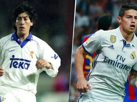 La razón por la que en España comparan a James Rodríguez con Iván Zamorano