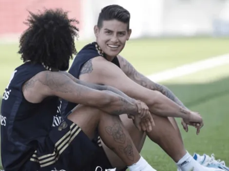 Cincuenta y cincuenta: James Rodríguez tiene un único competidor por la titularidad ante Valladolid