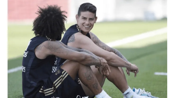 Cincuenta y cincuenta: James Rodríguez tiene un único competidor por la titularidad ante Valladolid