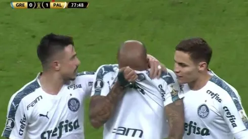 Como nunca lo vimos: Felipe Melo sufrió una nueva expulsión, pero quebró en llanto