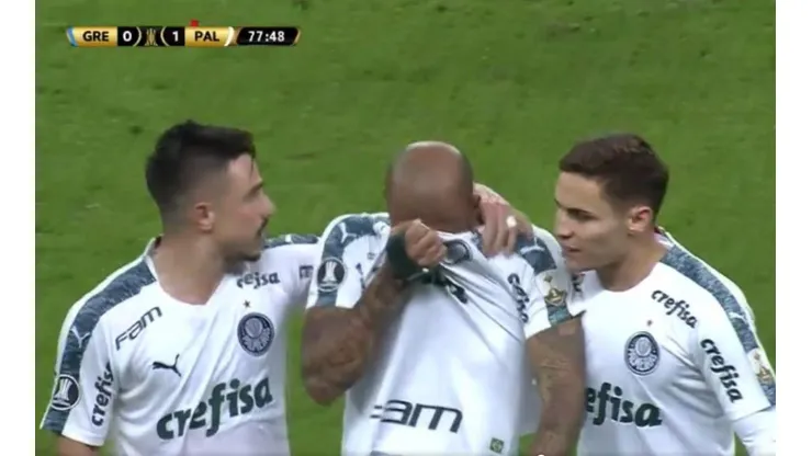 Como nunca lo vimos: Felipe Melo sufrió una nueva expulsión, pero quebró en llanto