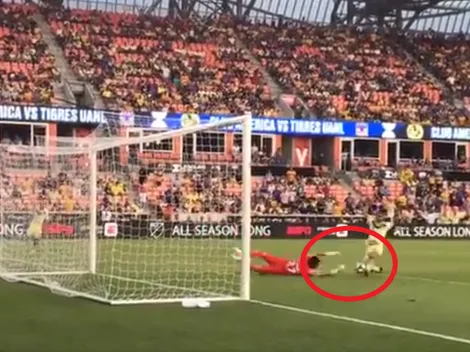 ¡Autogol de Aguilar! Tigres se pone arriba ante América