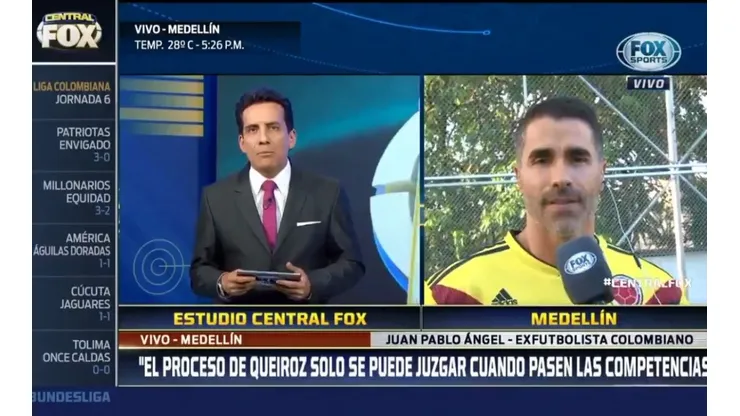 Juan Pablo Ángel fue muy claro sobre Rafael Borré.