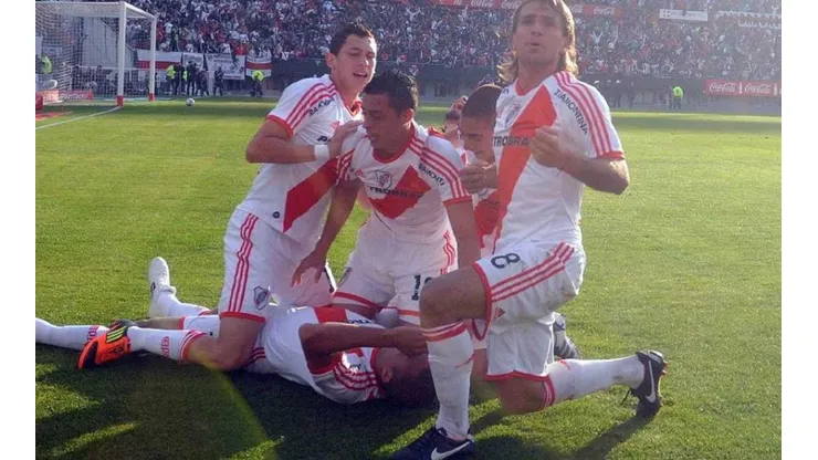 Lucas Ocampos en la campaña del ascenso de River.