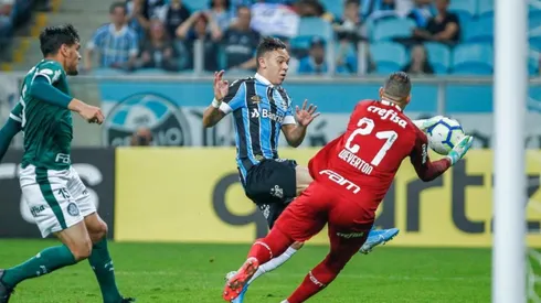Gremio vs. Palmeiras por la Copa Libertadores.