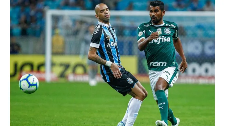 Gremio vs. Palmeiras por la Copa Libertadores.