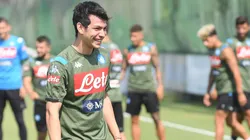 Chucky Lozano ya se entrenó con Napoli. (Foto: Twitter oficial de Napoli)
