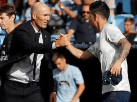 Reconciliación a la vista: Zidane y James, amigos de nuevo, dicen en España