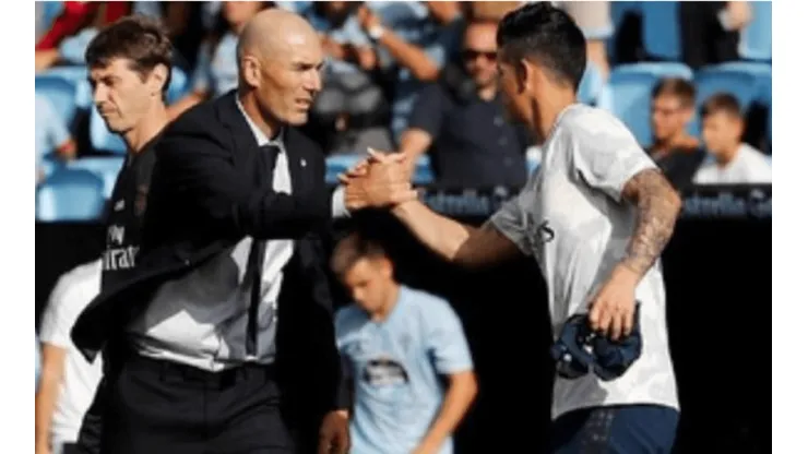 Reconciliación a la vista: Zidane y James, amigos de nuevo, dicen en España