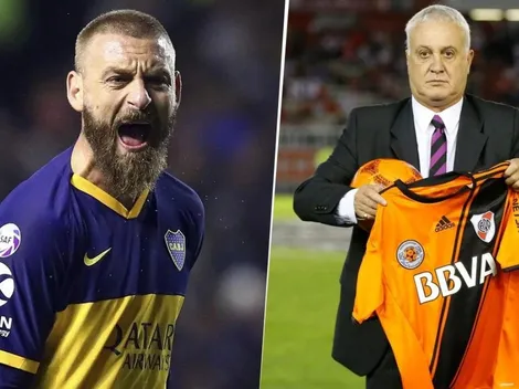 Fiel a su estilo: el Beto Alonso le pegó a De Rossi y aprovechó para cargar a Boca