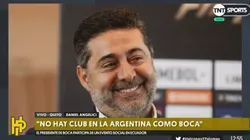 Angelici sacó chapa y tiró: "No hay equipo en Argentina como Boca"