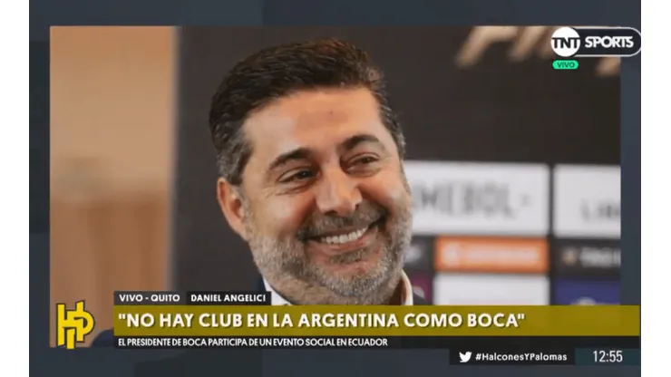 Angelici sacó chapa y tiró: "No hay equipo en Argentina como Boca"