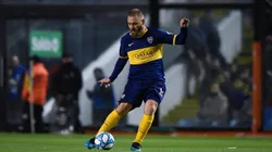 Daniele De Rossi en su primer partido en la Bombonera.