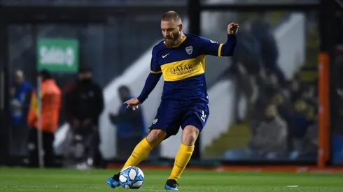 Daniele De Rossi en su primer partido en la Bombonera.