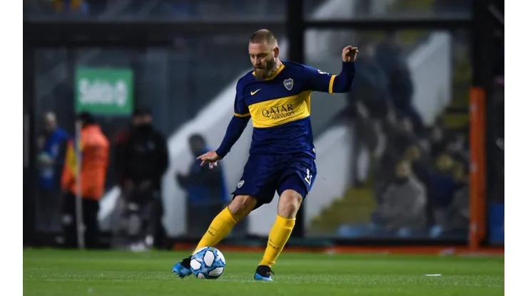 Daniele De Rossi en su primer partido en la Bombonera.