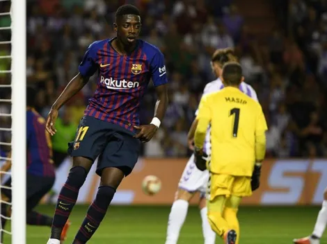 Todas son malas en Barcelona: ahora se lesionó Dembélé