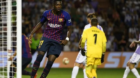 Ousmane Debélé, otro integrante de la enfermería catalana.