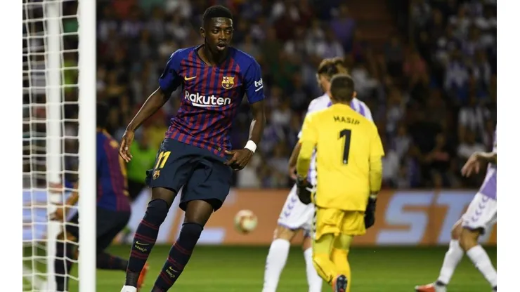Ousmane Debélé, otro integrante de la enfermería catalana.