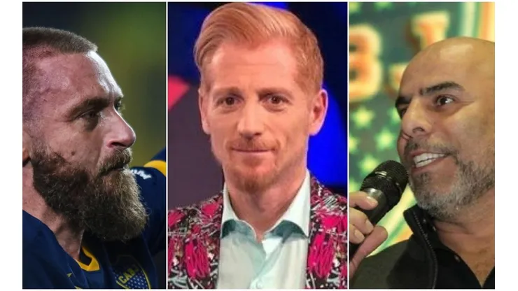 Daniele De Rossi, Martín Liberman y Mauricio 'Chicho' Serna.