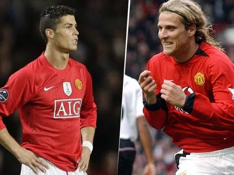 Forlán recordó su paso por el United y tiró: “Cristiano era un egocéntrico en el vestuario"