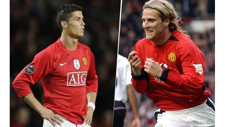 Forlán recordó su paso por el United y tiró: “Cristiano era un egocéntrico en el vestuario"