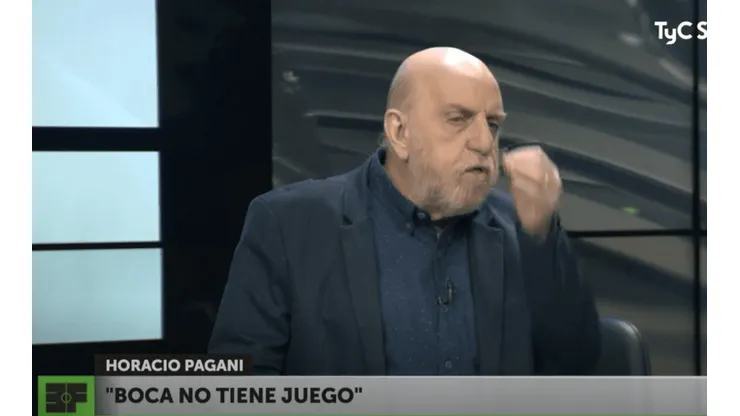 A Pagani no le importó la victoria de Boca y le pegó a Alfaro