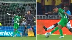 Así fueron los goles de Andrés Reyes y Brayan Rovira.