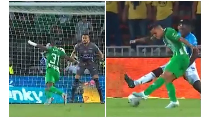 Así fueron los goles de Andrés Reyes y Brayan Rovira.