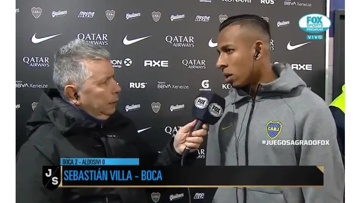 Sebastián Villa y el pedido de Daniele De Rossi.