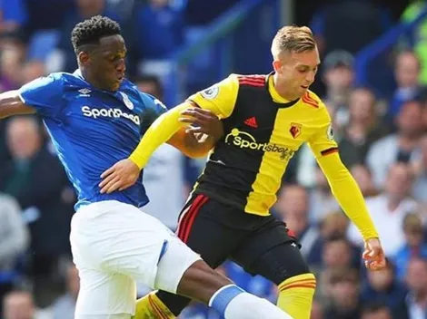 Everton ganó y en Inglaterra están encantados con Yerry Mina