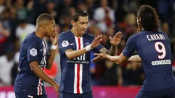 Mbappé, Di María, Cavani.