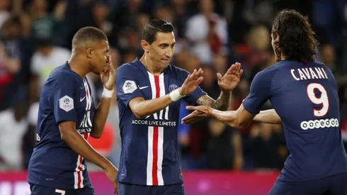 Mbappé, Di María, Cavani.