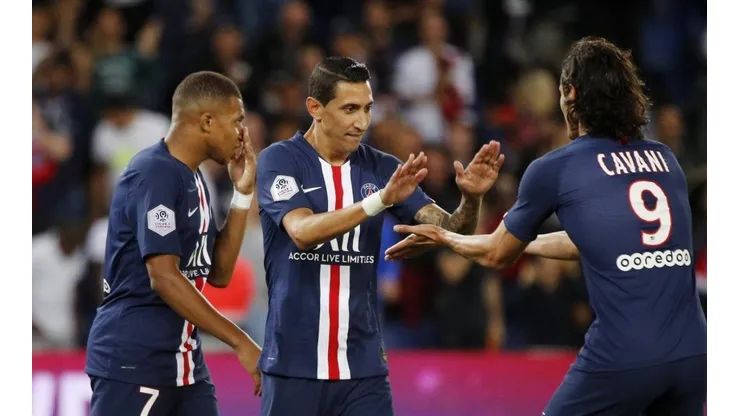 Mbappé, Di María, Cavani.