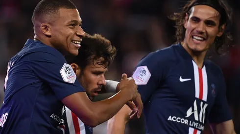 Kylian Mbappé, Juan Bernat, Edinson Cavani