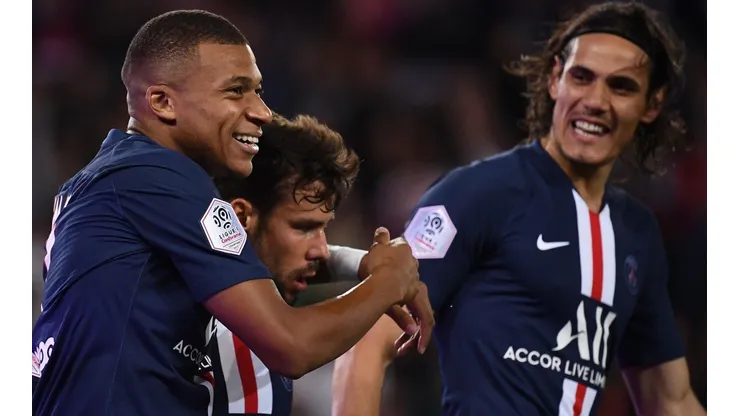 Kylian Mbappé, Juan Bernat, Edinson Cavani
