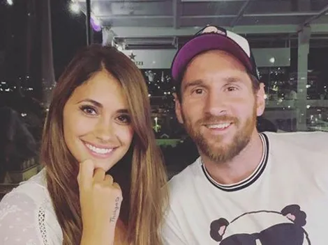 Antonela Roccuzzo subió una foto con Messi y un detalles nos dejó intrigados