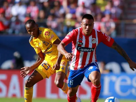 Tigres estaba ganando y con un hombre más que San Luis, pero no pudo aguantar y apenas logró un empate