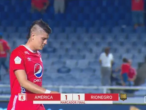Salvaron el papelón: ¡América empató con Rionegro al último minuto de partido!
