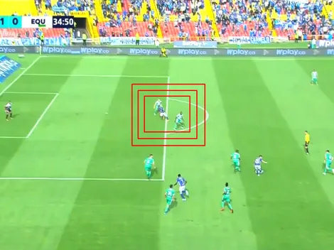 El golazo de 'tiki taka' que le anularon mal a Millonarios contra La Equidad