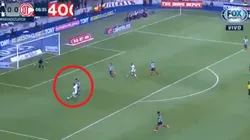 Felipe Pardo disparó a quemarropa, pero Barovero, a puro reflejo, estuvo genial