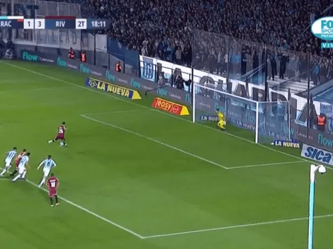 A River le dieron un penal y Nacho Fernández mostró cómo se patea