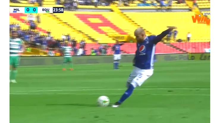 Felipe Jaramillo erró dos penales en el juego entre Millonarios y La Equidad.