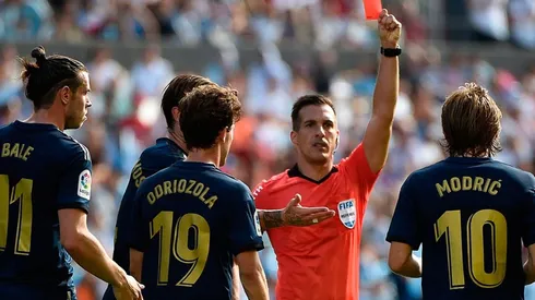 A Modric lo expulsaron por primera vez en su carrera y se descargó en Twitter