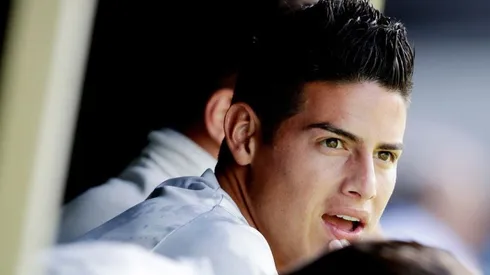 James Rodríguez, en su regreso al Real Madrid.