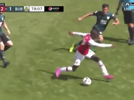 Nicolas Pépé, a quien nadie conoce, metió un túnel hermoso en el Arsenal